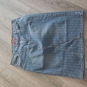 XL London Blue ViGOSS Jean Skirt